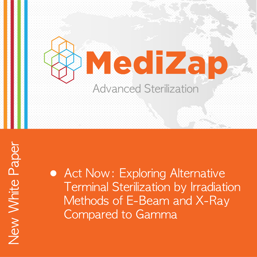 Act Now: Exploring Alternative Terminal Sterilization by Irradiation Methods of E-Beam and X-Ray Compared to Gamma